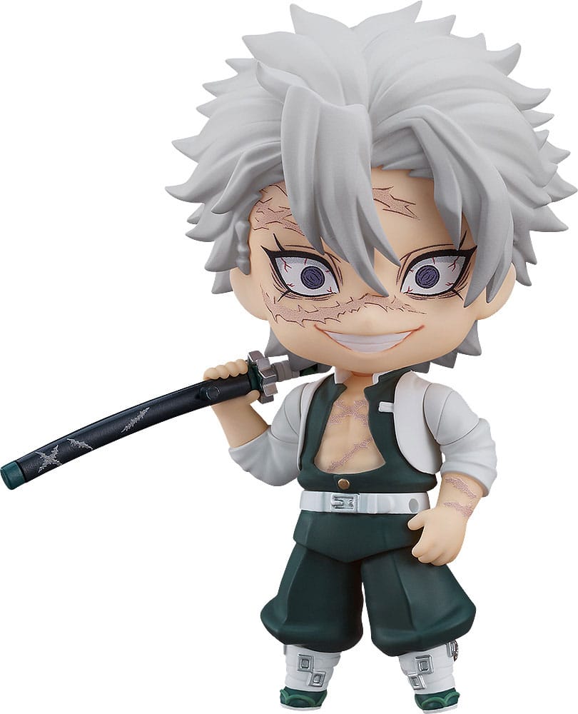 Good Smile Company Sanemi Shinazugawa Demon Slayer Kimetsu no Yaiba Nendoroid Figure 10 cm