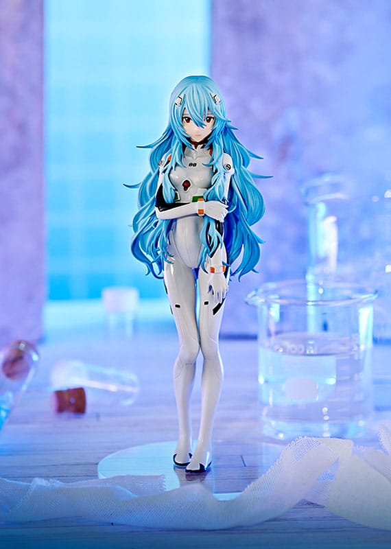 Rebuild of Evangelion Rei Ayanami Long Hair Pop Up Parade PVC Statue