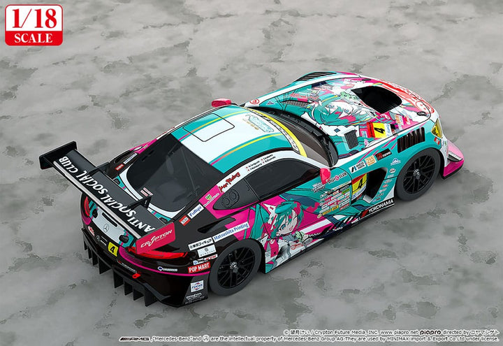 Hatsune Miku AMG Hatsune Miku GT Project Vehicle 118 Scale 2025 Season Opening Ver 26 cm