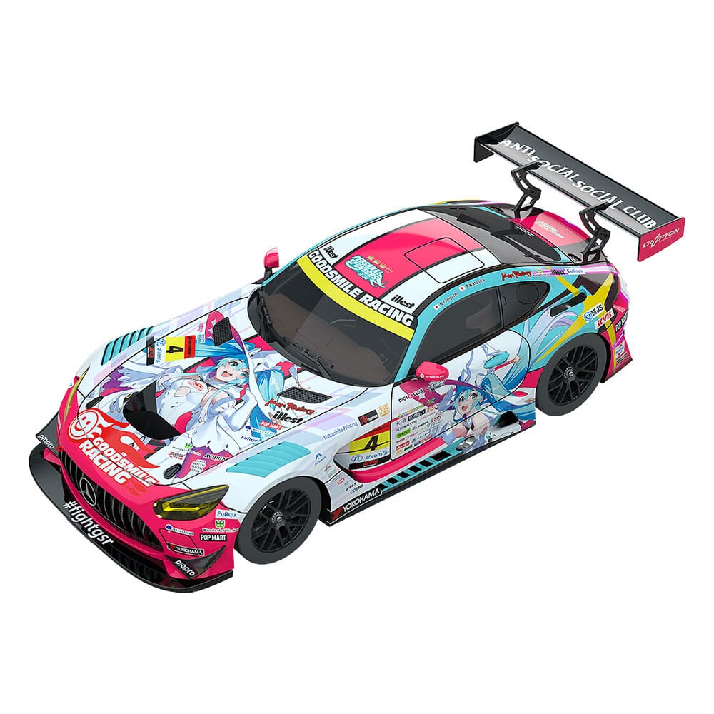 Good Smile Company Hatsune Miku Hatsune Miku GT Project Vehicle AMG 2024 Season Opening Version 1 18 Scale 26 cm