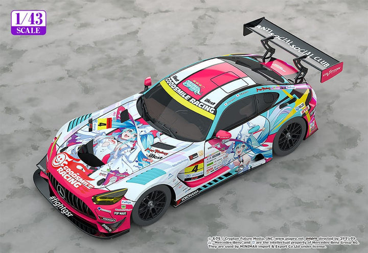 Good Smile Company Hatsune Miku Hatsune Miku GT Project Vehicle AMG 2024 Season Opening Version 1 43 Scale 11 cm
