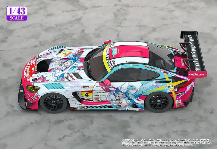 Good Smile Company Hatsune Miku Hatsune Miku GT Project Vehicle AMG 2024 Season Opening Version 1 43 Scale 11 cm