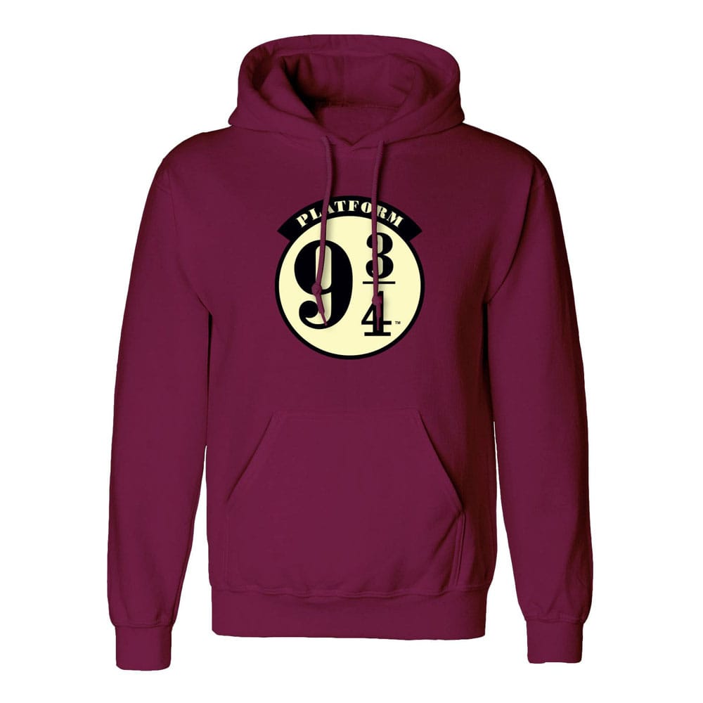 Harry Potter Platform Nine Three Quarters Hooded Sweater Size S