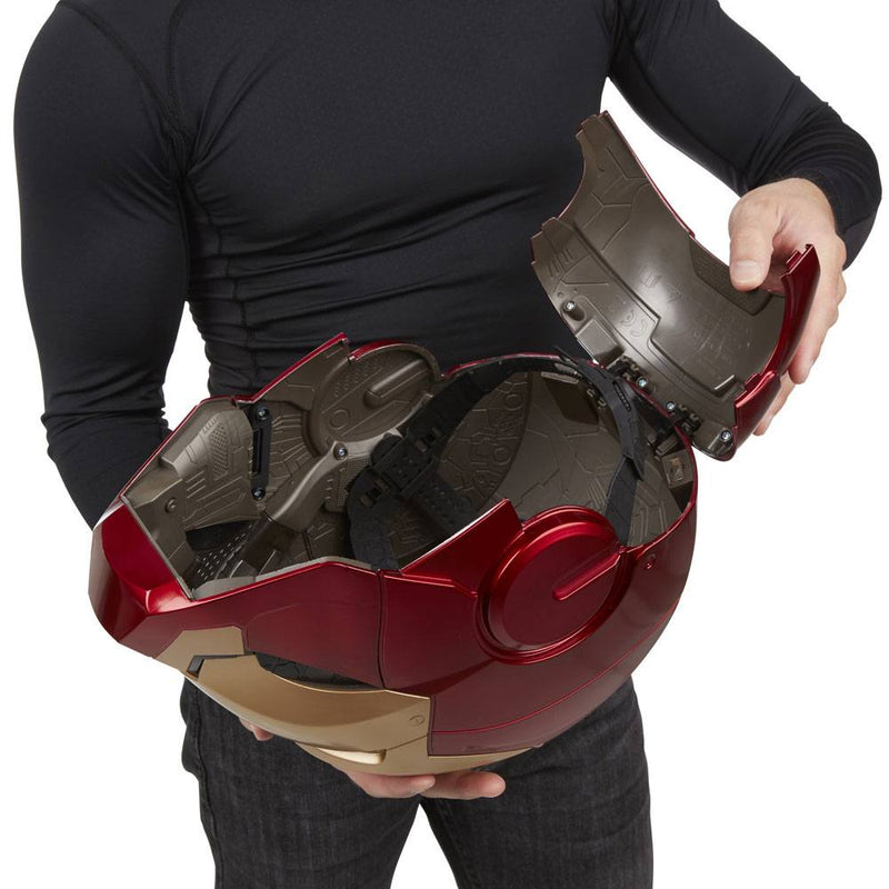 Marvel Legends Avengers Iron Man Electronic Helmet (1:1 Replica) *Damaged Box or Ex Returns (all items checked), close-up det