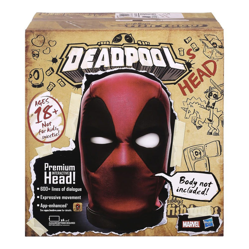 Marvel Legends Series Deadpool's Head Premium Interactive Head, alternate view