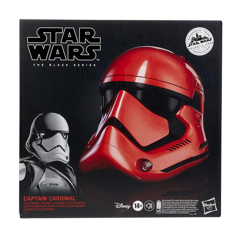Hasbro Star Wars The Black Series Galaxy's Edge Captain Cardinal Electronic Helm, alternate view