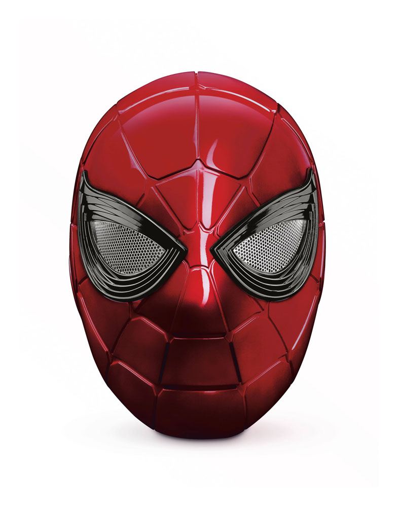 Avengers: Endgame Marvel Legends Series Electronic Helmet Iron Spider, side angle