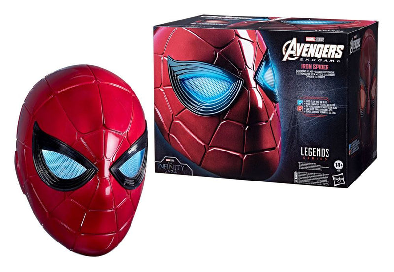 Avengers: Endgame Marvel Legends Series Electronic Helmet Iron Spider, size reference
