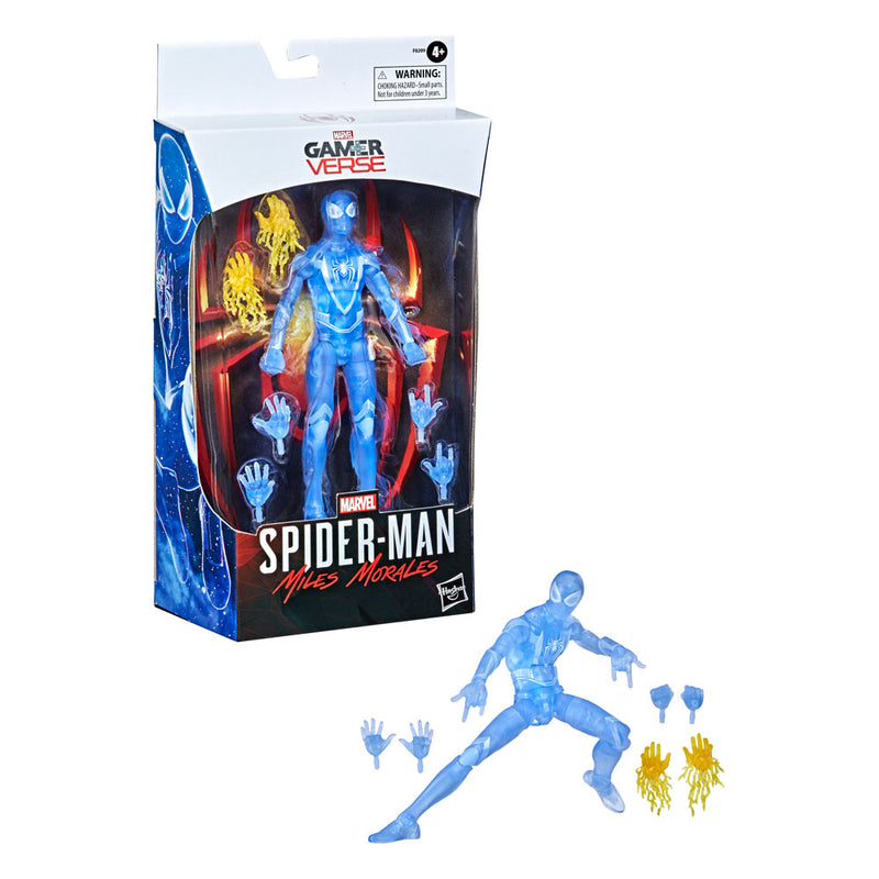 Marvel Legends Series Gamerverse Spider-Man Miles Morales, side angle