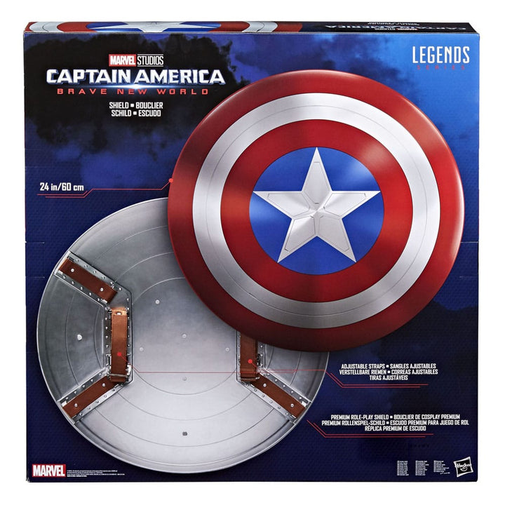 Captain America Brave New World Marvel Legends Premium Role Play Shield 60 cm