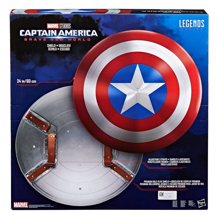Captain America Brave New World Marvel Legends Premium Role Play Shield 60 cm