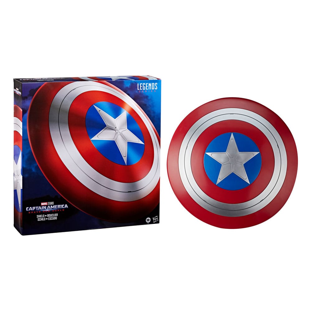 Captain America Brave New World Marvel Legends Premium Role Play Shield 60 cm