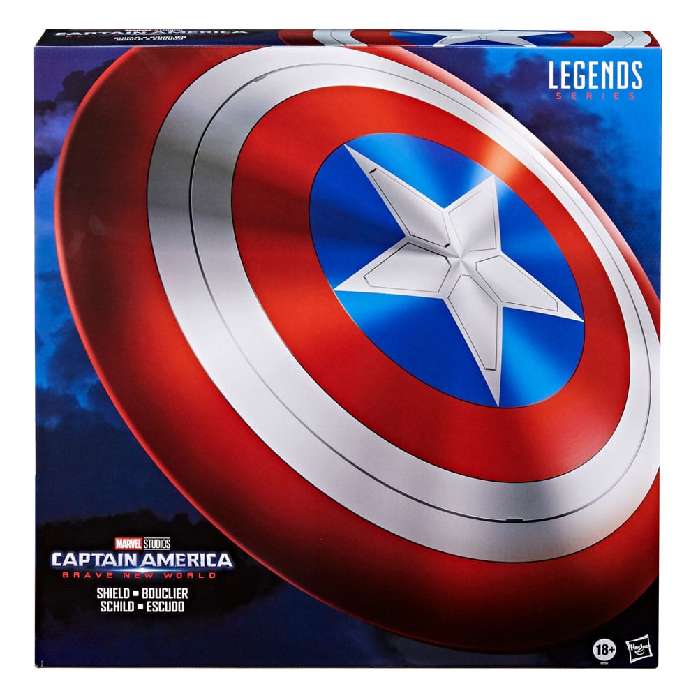 Captain America Brave New World Marvel Legends Premium Role Play Shield 60 cm