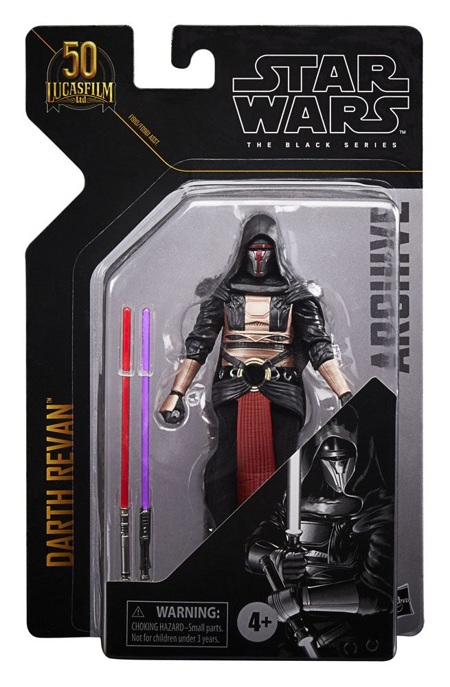 Hasbro Star Wars The Black Series Darth Revan Archive Collection Action Figure, side angle