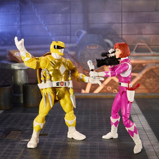 Power Rangers x TMNT Lightning Collection Action Figures 2022 Morphed April O´Neil & Michelangelo, alternate view