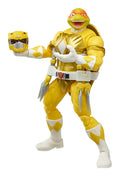 Power Rangers x TMNT Lightning Collection Action Figures 2022 Morphed April O´Neil & Michelangelo, close-up detail
