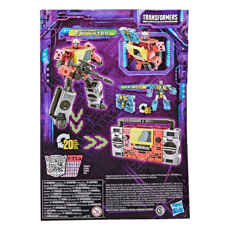 Hasbro Transformers Generations Legacy Voyager Autobot Blaster & Eject Action Figure, alternate view