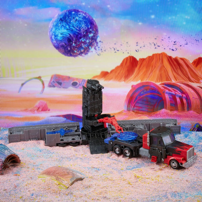 Transformers: Generation 2 Generations Legacy Voyager Action Figure 2022 Laser Optimus Prime 18 cm, size reference