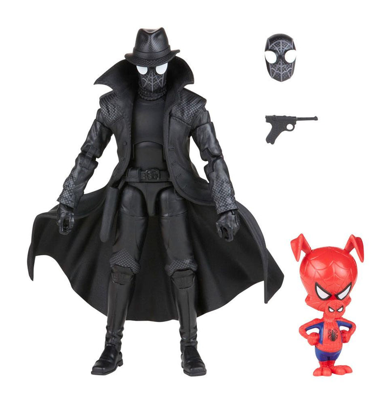 Spider-Man: Into the Spider-Verse Marvel Legends Action Figure 2-Pack 2022 Spider-Man Noir & Spider-Ham 15 cm, in display