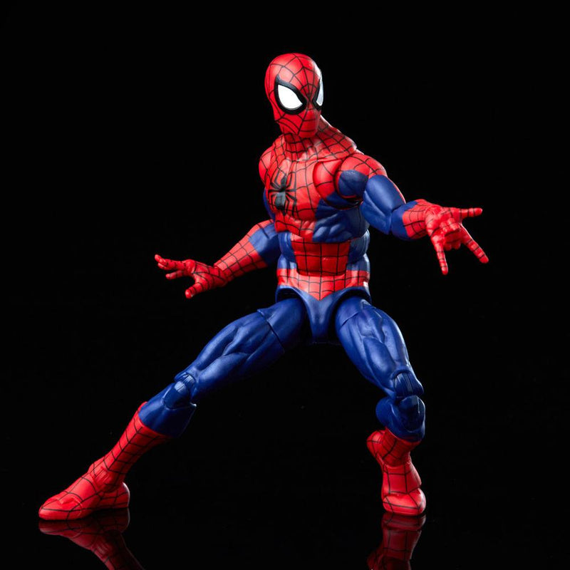 Hasbro Marvel Legends Series Spider-Man and Marvel's Spinneret 6" Action Figure 2 Pack, close-up detail