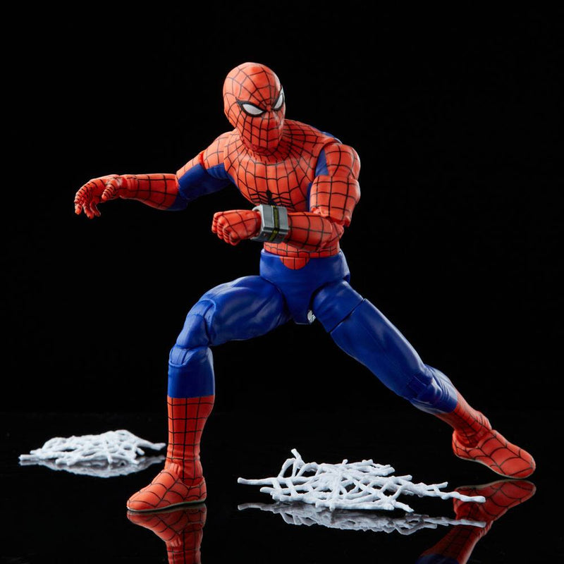 Hasbro Marvel Legends Series 60th Anniversary Japanese Spider-Man 6 Inch Action Figure, side angle