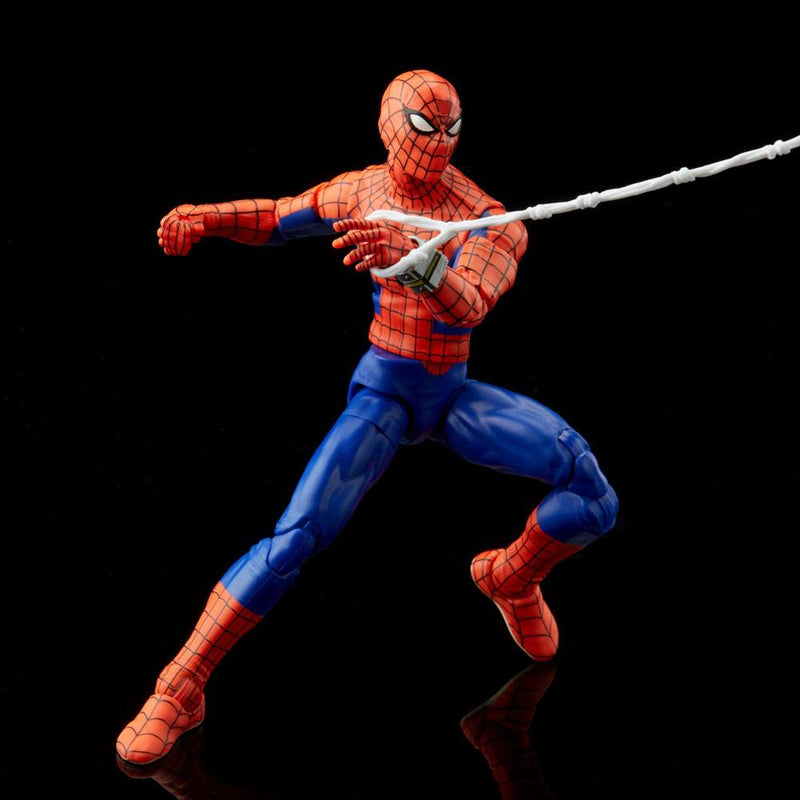 Hasbro Marvel Legends Series 60th Anniversary Japanese Spider-Man 6 Inch Action Figure, close-up detail