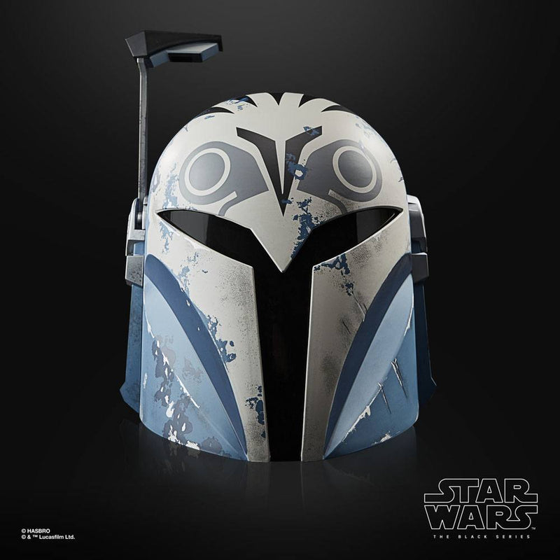 Star Wars The Black Series Bo-Katan Kryze Premium Electronic Helmet, close-up detail