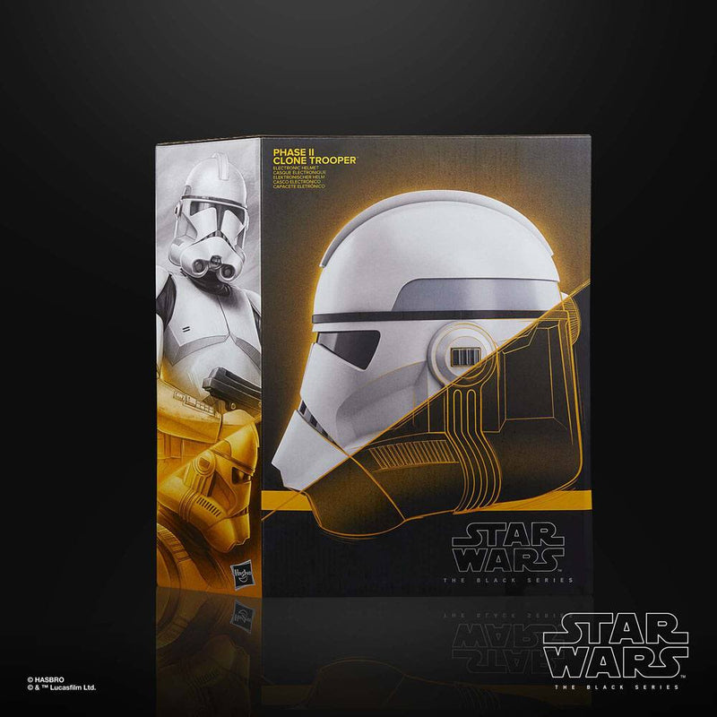 Star Wars The Black Series Phase II Clone Trooper Premium Electronic Helmet, alternate view