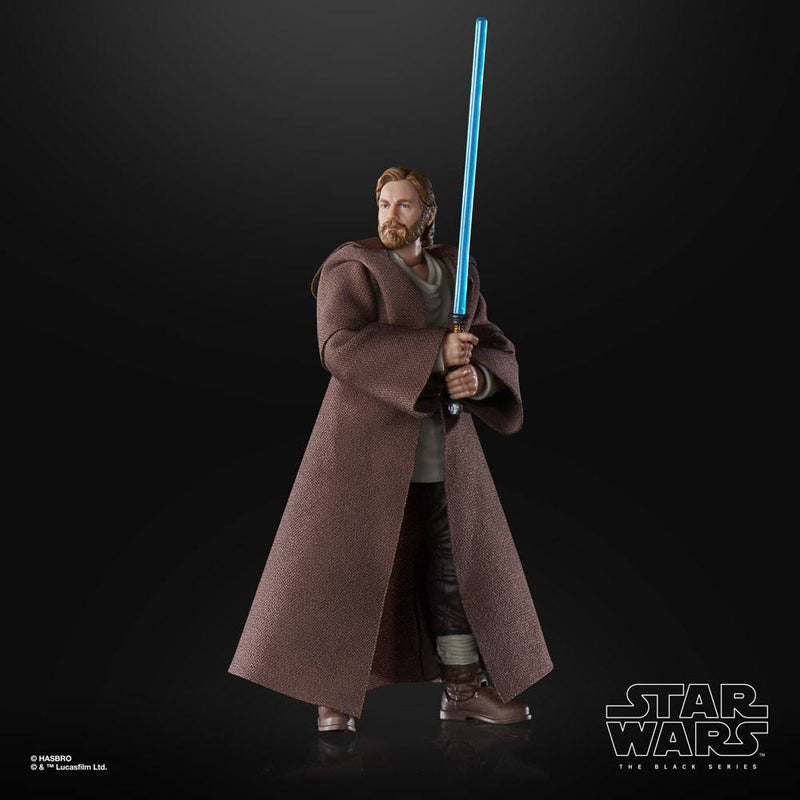 Star Wars: The Black Series Obi-Wan Kenobi (Wandering Jedi) 6" Action Figure, side angle