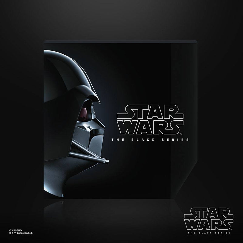 Star Wars The Black Series Darth Vader Premium Electronic Helmet, close-up detail