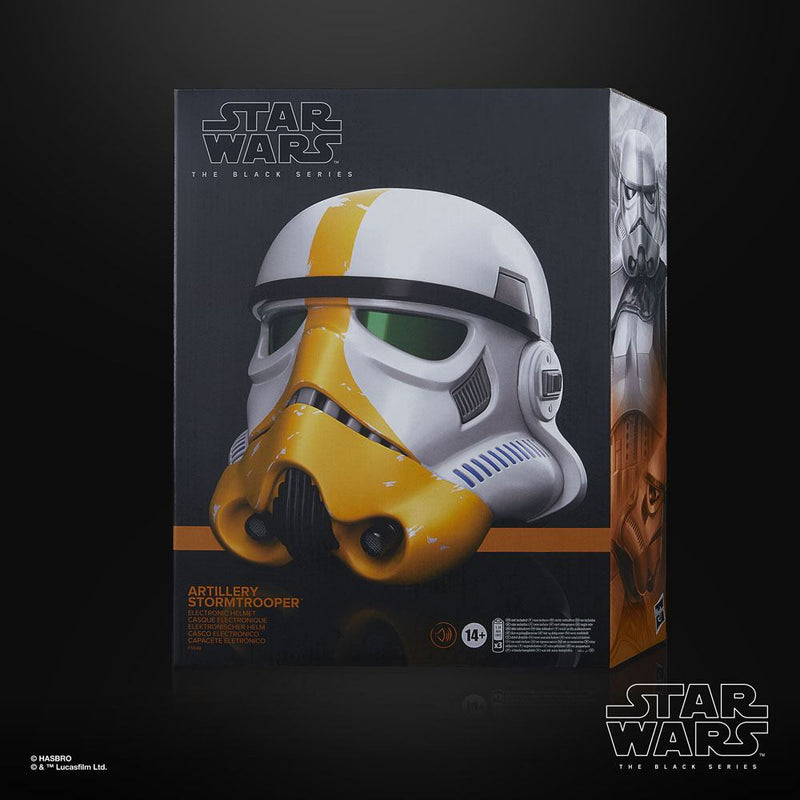 Star Wars The Black Series Artillery Stormtrooper Premium Electronic Helmet, alternate view