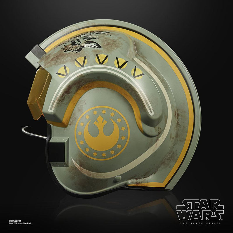 Star Wars The Black Series Trapper Wolf Electronic Helmet, side angle