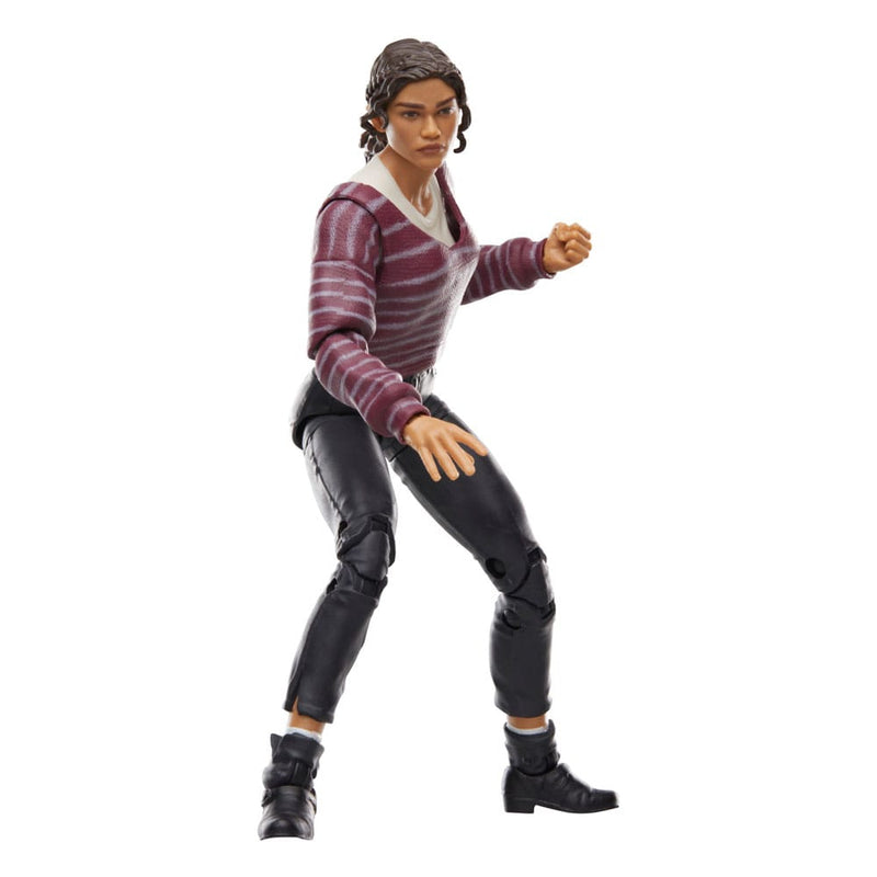 Marvel Legends Series Spider-Man No Way Home Mary Jane 6" Scale Action Figure, close-up detail
