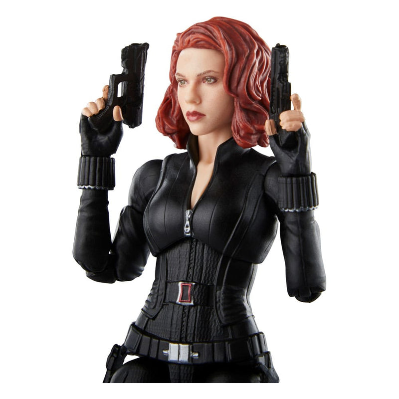 Marvel Legends Series The Infinity Saga Black Widow Action Figure, close-up detail