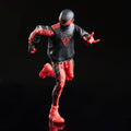 Marvel Legends Retro Spider-Man Miles Morales Spider-Man, close-up detail