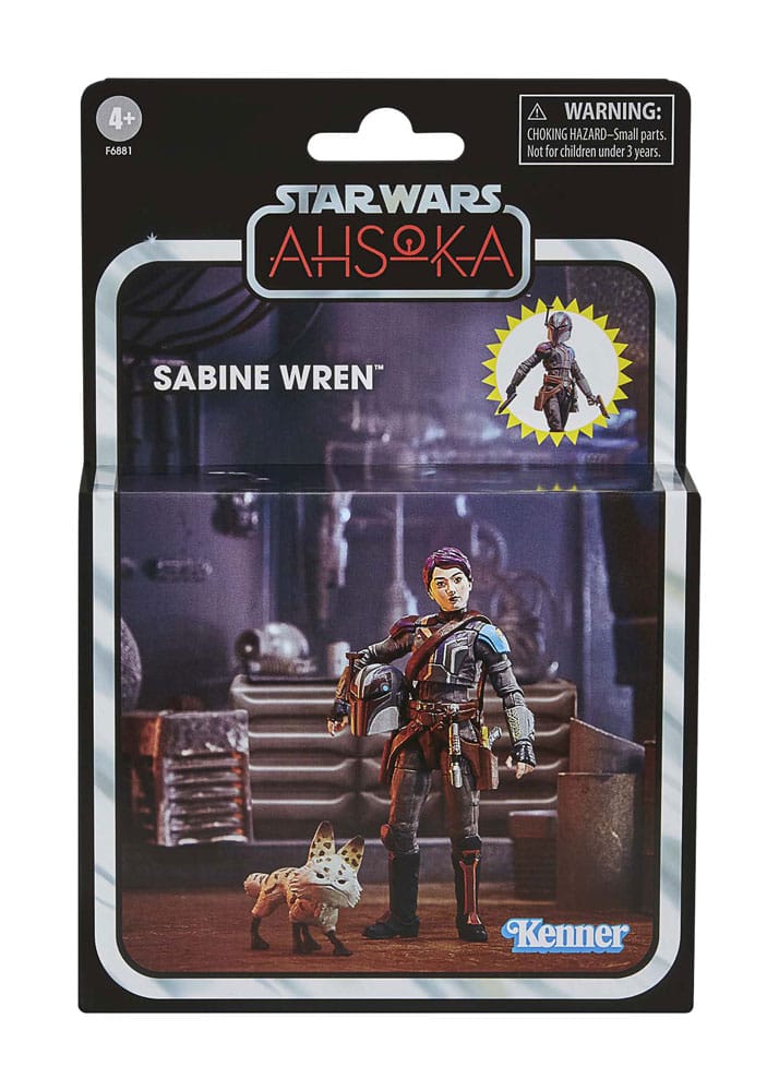Star Wars The Vintage Collection Deluxe Sabine Wren Action Figure, side angle