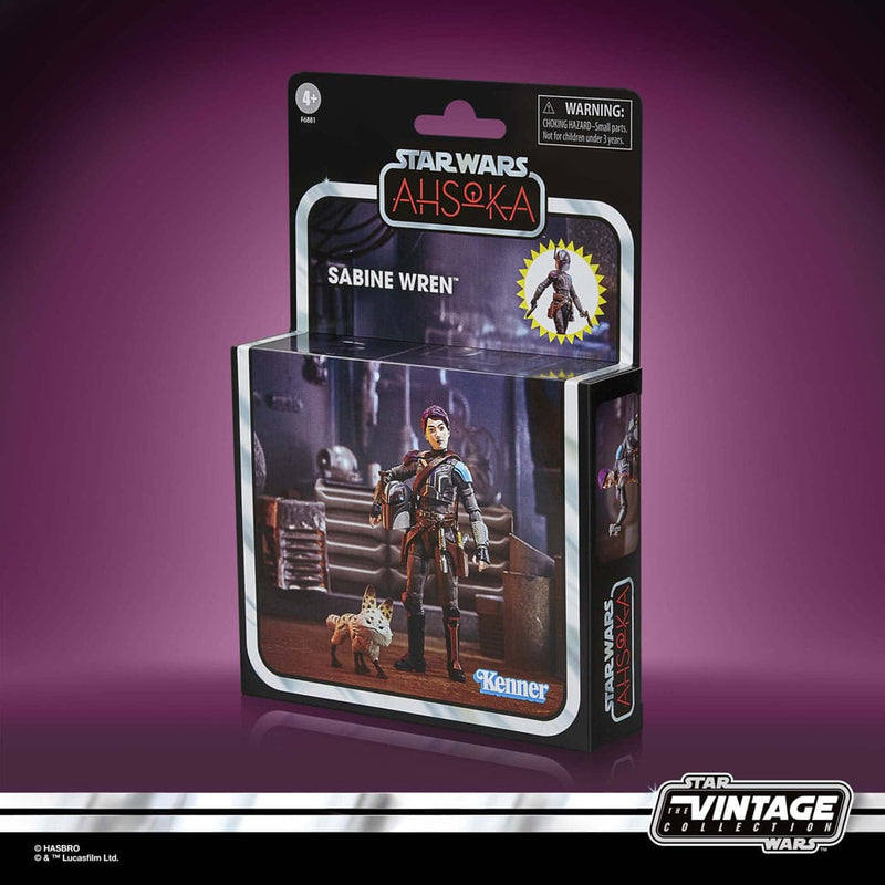 Star Wars The Vintage Collection Deluxe Sabine Wren Action Figure, close-up detail