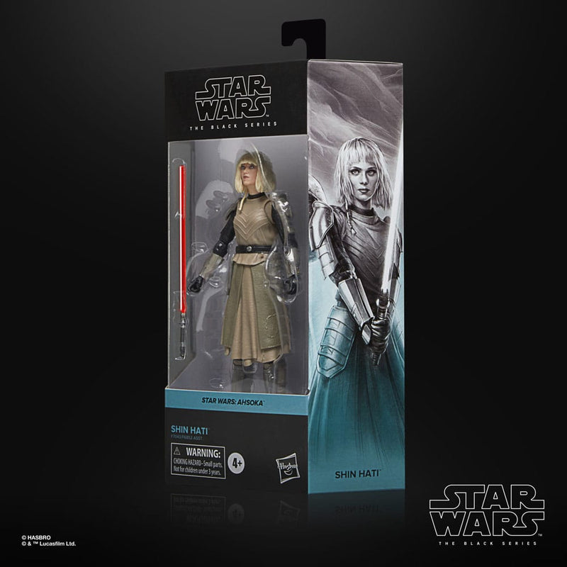 Star Wars The Black Series Shin Hati 6" Action Figure, side angle