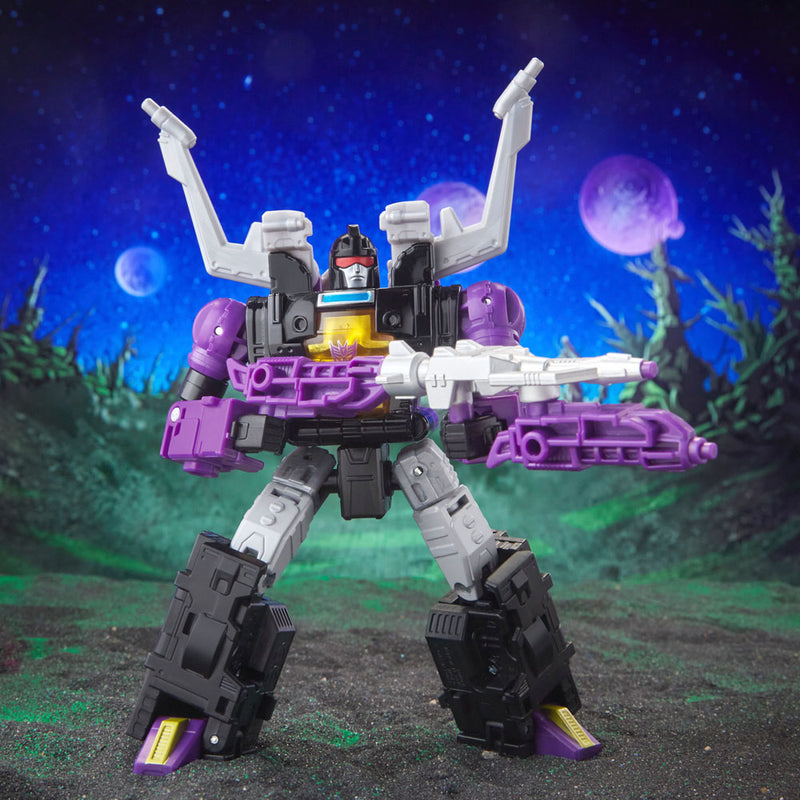Transformers Legacy Evolution Deluxe Class Shrapnel, close-up detail