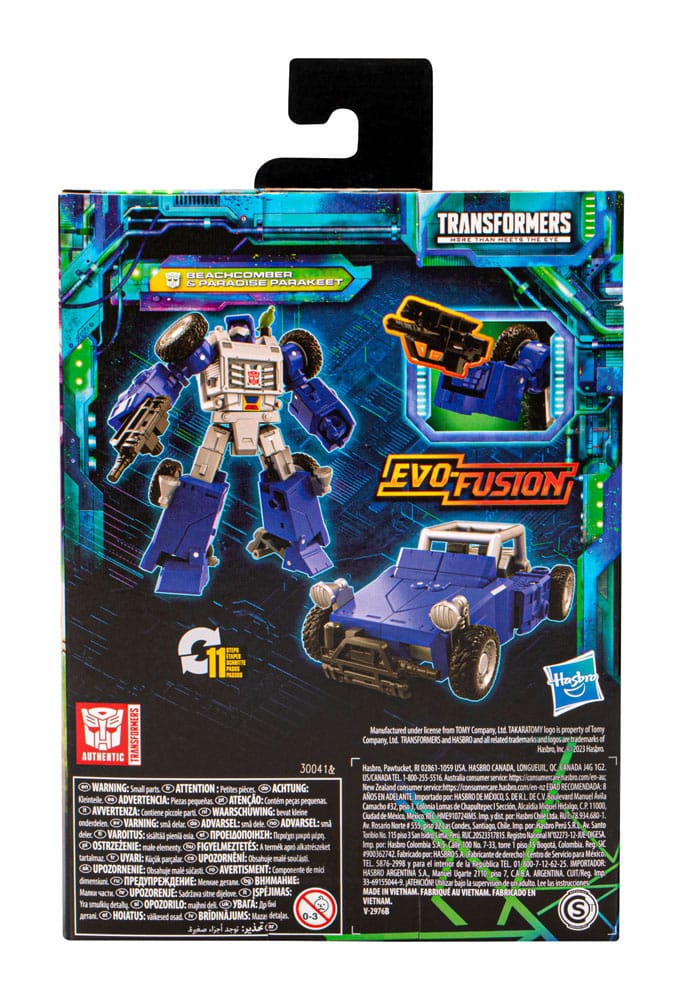 Transformers Generations Legacy Evolution Beachcomber and Paradise Parakeet 5.5" Deluxe Class Action Figure