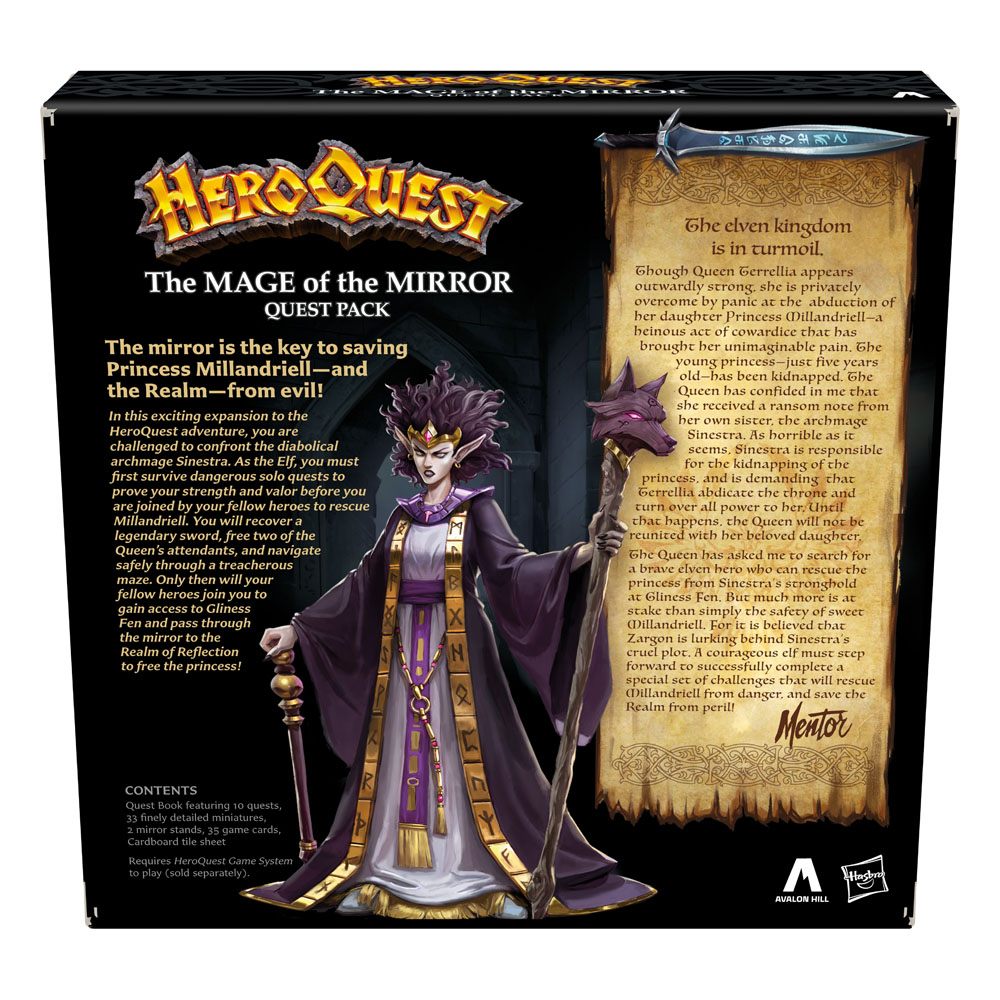 Avalon Hill Heroquest The Mage of the Mirror Quest Pack