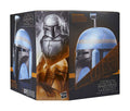 Star Wars The Black Series Axe Woves Helmet, close-up detail