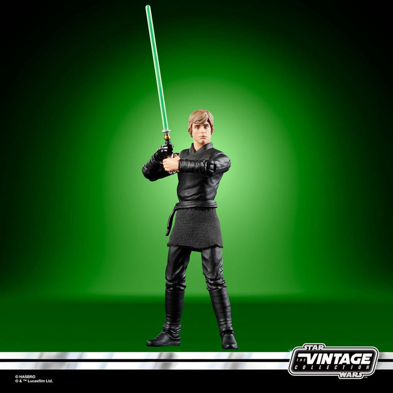 Star Wars The Vintage Collection Luke Skywalker (Jedi Academy), close-up detail
