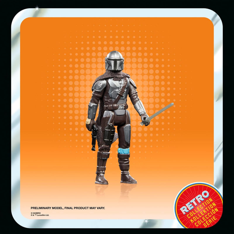 Star Wars The Book of Boba Fett Retro Collection Action Figure The Mandalorian, close-up detail