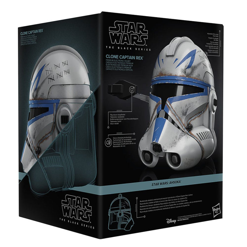 Star Wars Clone Captain Rex The Black Series Ahsoka Electronic Helmet
