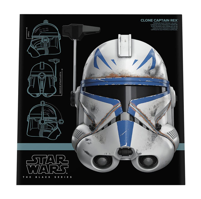 Star Wars Clone Captain Rex The Black Series Ahsoka Electronic Helmet