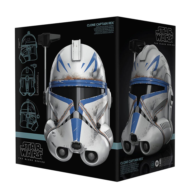 Star Wars Clone Captain Rex The Black Series Ahsoka Electronic Helmet