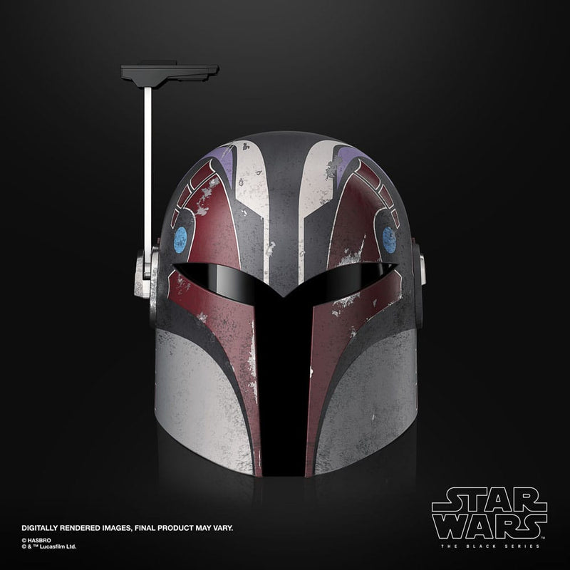 Sabine Wren Star Wars The Black Series Electronic Helmet, side angle