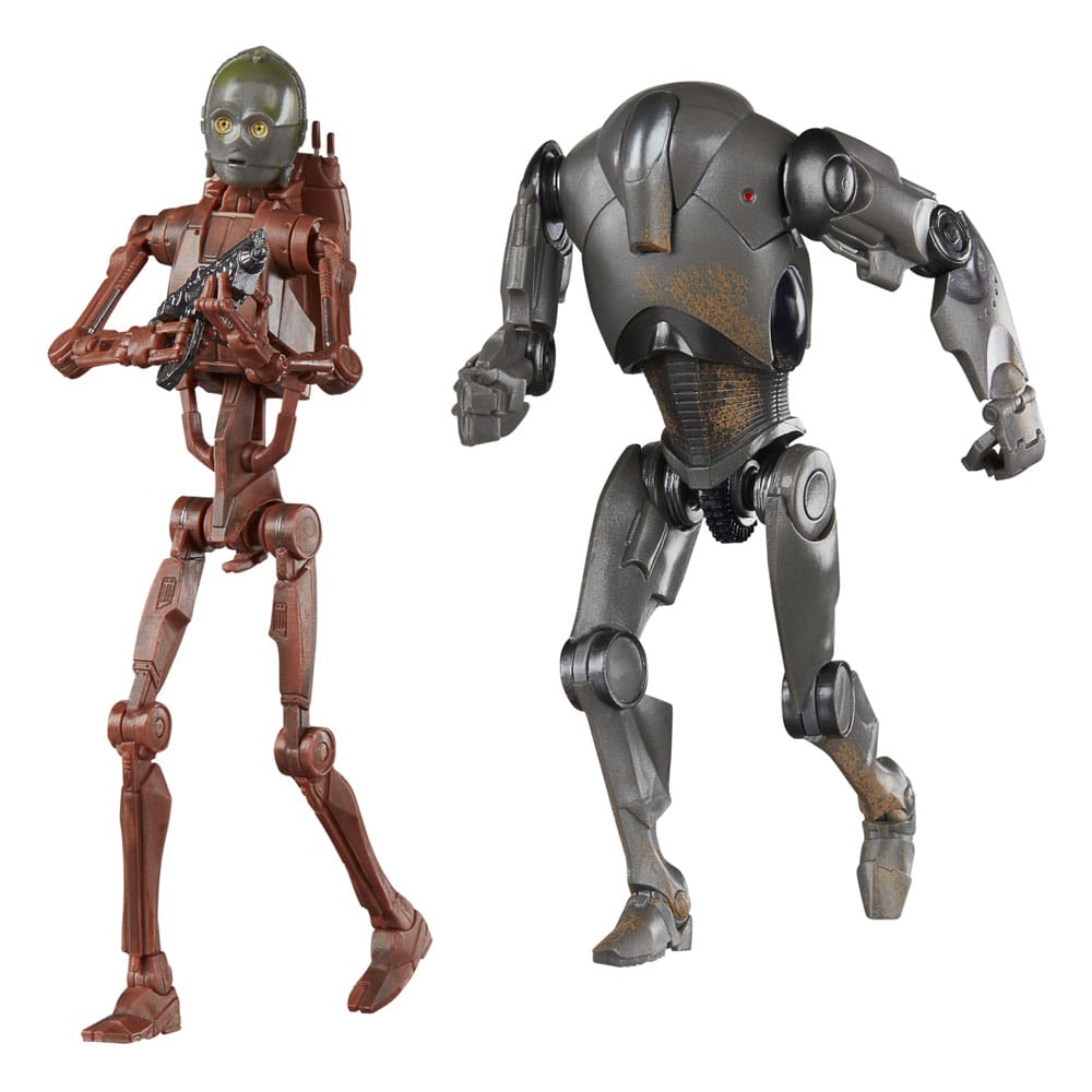 Hasbro C3PO Super Battle Droid Star Wars Episode II Black Series Action Figure 2 Pack 15 cm