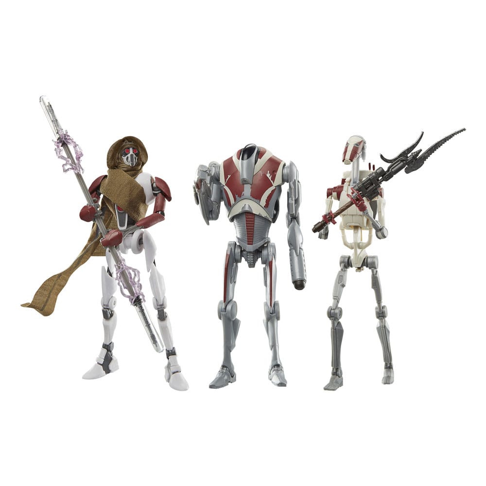 Star Wars Magna Guard Super Battle Droid Battle Droid Star Wars Jedi Survivor Black Series Action Figure 3 Pack